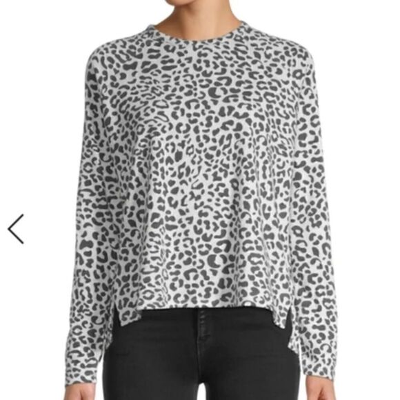 [theo & spence] star sweatshirt EUC black and white #1 - Picture 2 of 6